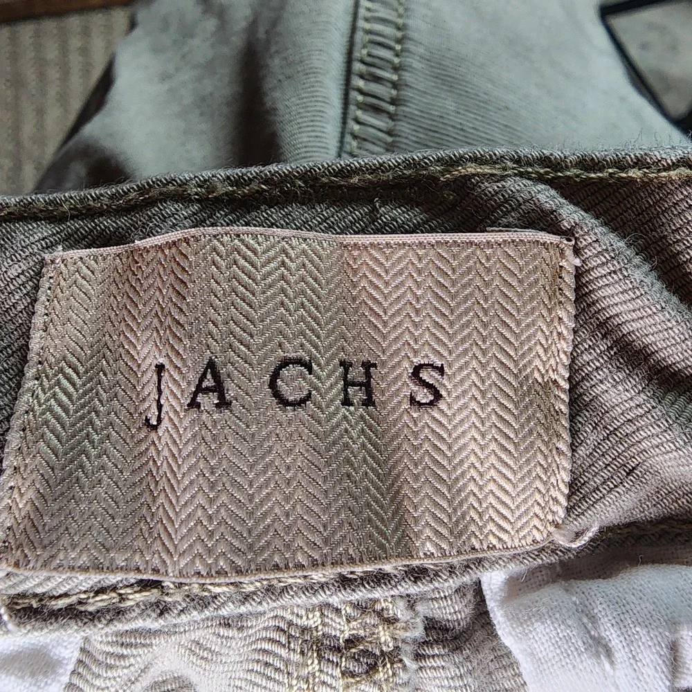 Jachs Mens Beige Khaki Cargo Shorts Size 32